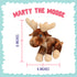 Snugarooz Marty Moose Dog Toy