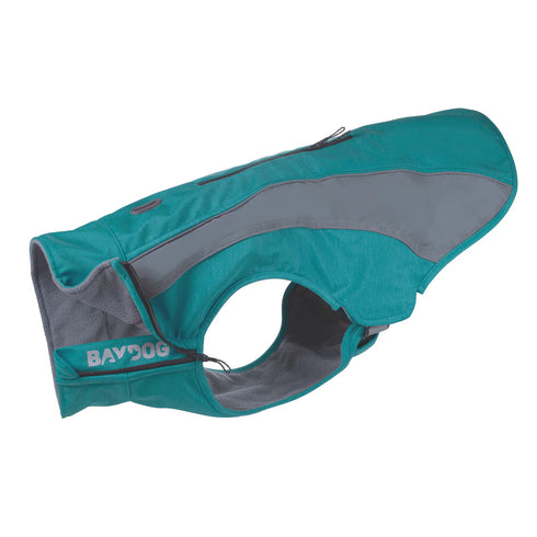 Bay Dog Saginaw Fleece 2.0 Dog Jacket - M - Turquoise
