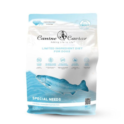 Canine Caviar Limited Ingredient Special Needs Dry Dog Food - Trout - 22lb Bag