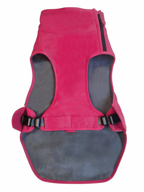 Bay Dog Saginaw Fleece 2.0 Dog Jacket - M - Pink