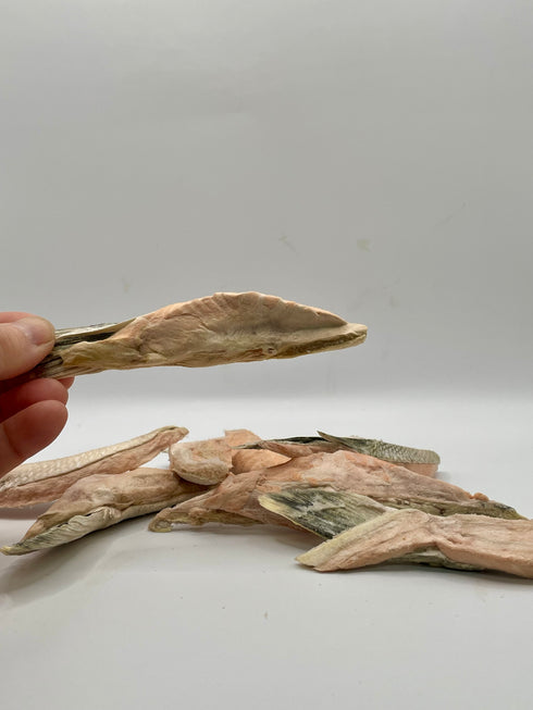Happy Claws Lucky Paws Freeze Dried Dog & Cat Treats - Salmon Fins - 2oz Pouch