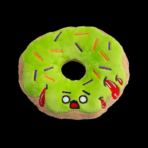 Snugarooz Scary Donut Dog Toy - Green