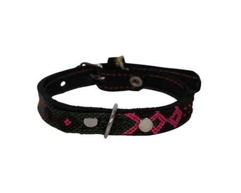 Tulum Handmade Cabo Collection Dog Collars - Assorted Colors - M