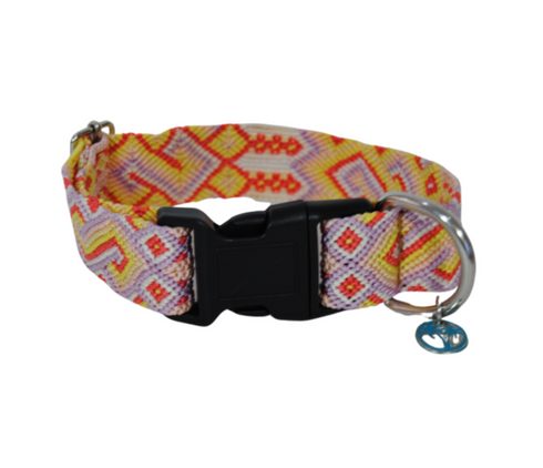 Tulum Handmade Quick Release Dog Collar - Assorted Colors - MD-LG