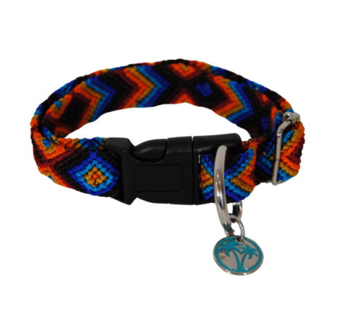 Tulum Handmade Quick Release Dog Collar - Assorted Colors - MD-LG