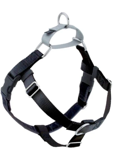 2 Hounds Design Freedom No-Pull Dog Harness - Large 1" x 28-32" - Black