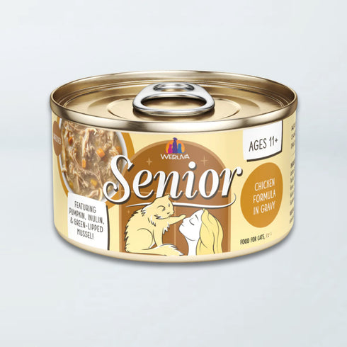 Weruva Senior 11+ Wet Cat Food - Chicken in Gravy - 3oz Can