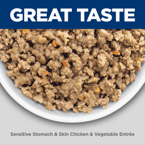 Hill's Science Diet Adult Sensitive Stomach & Skin Wet Dog Food - Salmon & Vegetable - 12.8oz Can