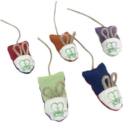 From the Field Shelby Hemp Mouse With Tail Catnip Toy