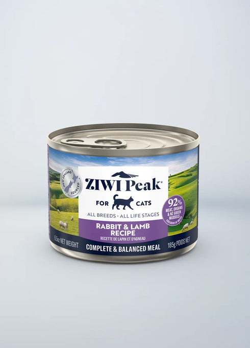 Ziwi Peak Wet Cat Food - Rabbit & Lamb - 6.5oz Can