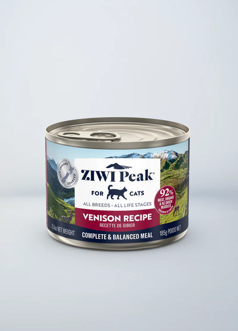 Ziwi Peak Wet Cat Food - Venison - 6.5oz Can