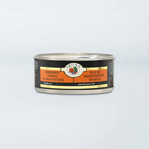 Fromm Four-Star Wet Cat Food - Shredded Turkey in Gravy - 3oz Can