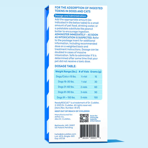 Dr. Cuddles ReadyRESCUE Lifesaving Tool For Pets 30lbs & Under - 3 Pack