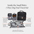 Cleverpup Bistro Box Dog Food Travel Kit - Small - Graphite