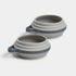 Cleverpup Bistro Box Dog Food Travel Kit - Small - Heather Grey