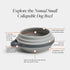 Cleverpup Nomad Collapsible Travel Dog Bowl - Small - Grey