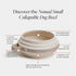Cleverpup Nomad Collapsible Travel Dog Bowl - Small - Sand