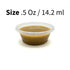 Pangea Small Geko Feeding Cups - 0.5oz - 100 Count