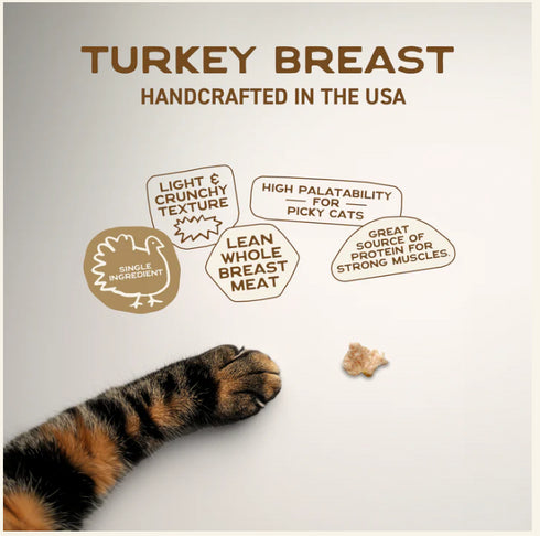 Smart Cookie Freeze Dried Cat Treats - Turkey - 1oz Pouch