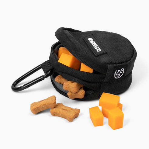 Cleverpup Snackpack Double Insulated Dog Treat Pouch - Graphite