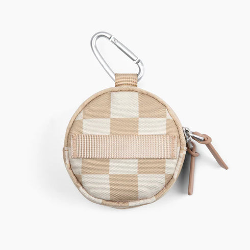 Cleverpup Snackpack Double Insulated Dog Treat Pouch - Checkered