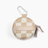 Cleverpup Snackpack Double Insulated Dog Treat Pouch - Checkered