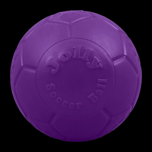 Jolly Pets Jolly Soccer Ball Dog Toy - Purple - 8"