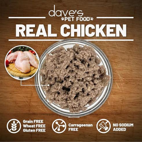 Dave's Pet Food Low Sodium Wet Dog Food - Chicken - 13oz Can