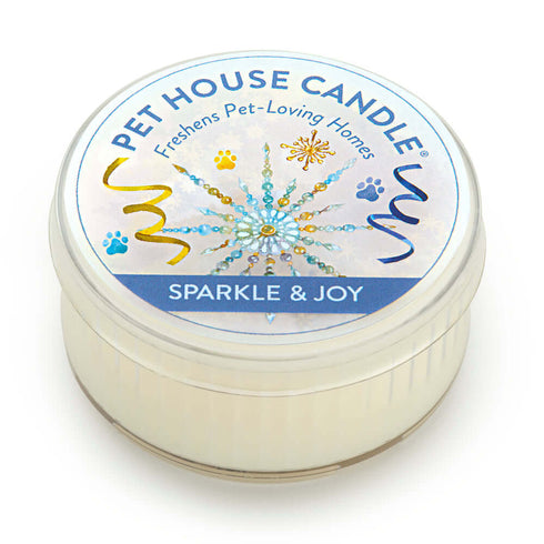 One Fur All Pet House Mini Candle - Sparkle & Joy
