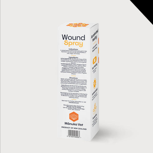 Manuka Vet Wound Spray - 4oz Spray Bottle