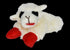 Multipet Plush Lamb Chop Dog Toy - 10"
