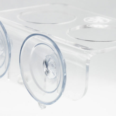 Pangea Acrylic Feeding Small Ledge With Suction Cup