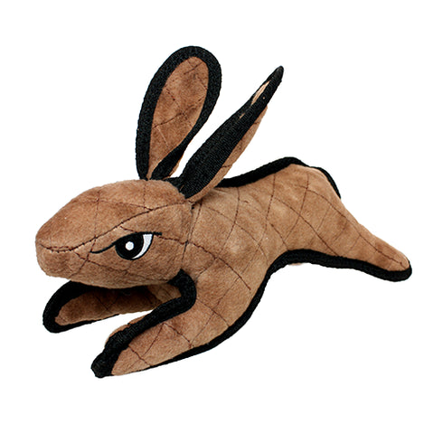 Tuffy's Barnyard Rabbit Dog Toy - Brown