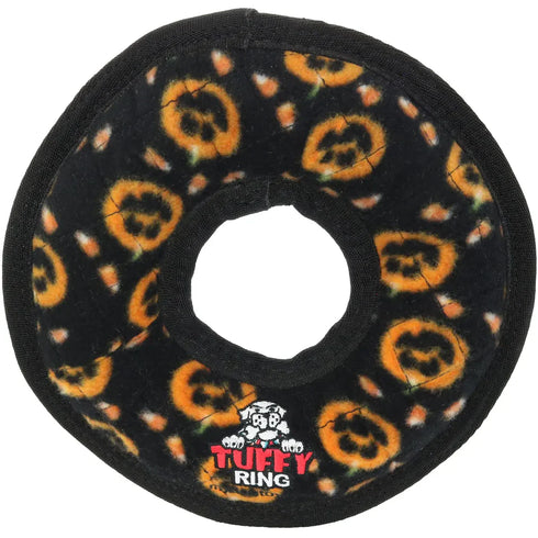 Tuffy's Gear Holiday Ring Pumpkin Dog Toy