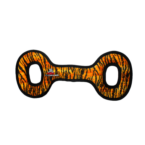 Tuffy's Mega Tug Dog Toy - Oval - Tiger