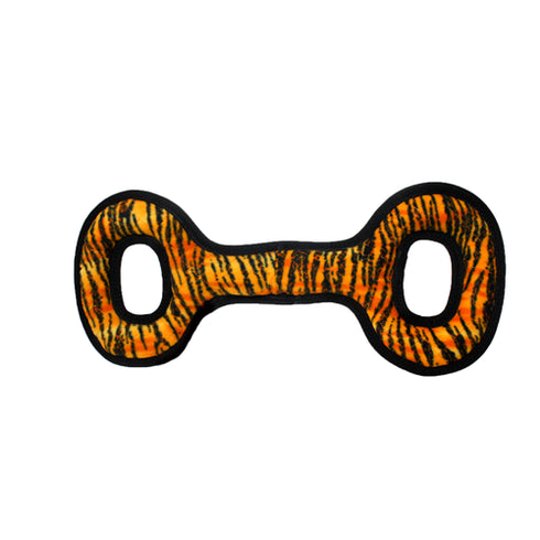 Tuffy's Mega Tug Dog Toy - Oval - Tiger