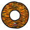 Tuffy's Mega Ring No Stuffing Dog Toy - Tiger