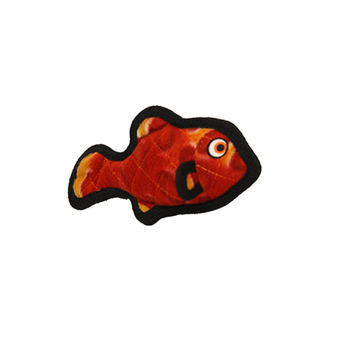 Tuffy's Jr Ocean Fish Dog Toy - Red