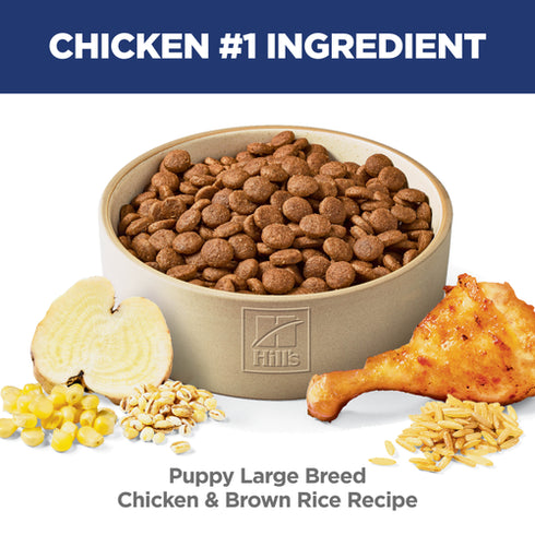 Hill's Science Diet Puppy Large Breed Puppy Dry Dog Food - Chicken & Rice - 15lb Bag