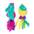 ThoozyPet Fish & Sea Horse Cat Toy - 2 Pack