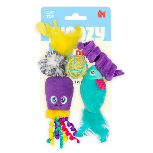 ThoozyPet Sea Life Cat Toy - 5 Pack