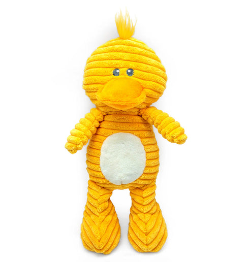 ThoozyPet Tuff & Cuddly Plush Duck Dog Toy - 12.5"