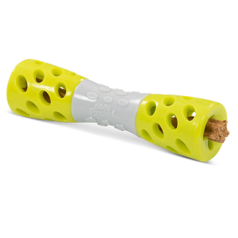 Totally Pooched Toss 'N Hourglass Dog Toy - 7" - Green