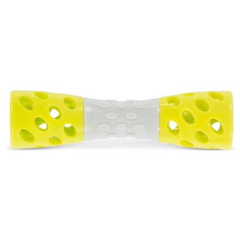 Totally Pooched Toss 'N Hourglass Dog Toy - 7" - Green