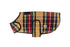 Chilly Dog Blanket Dog Coat - Medium - Tan Tartan Plaid