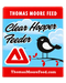 Thomas Moore Feed Clear Hopper Feeder - Small