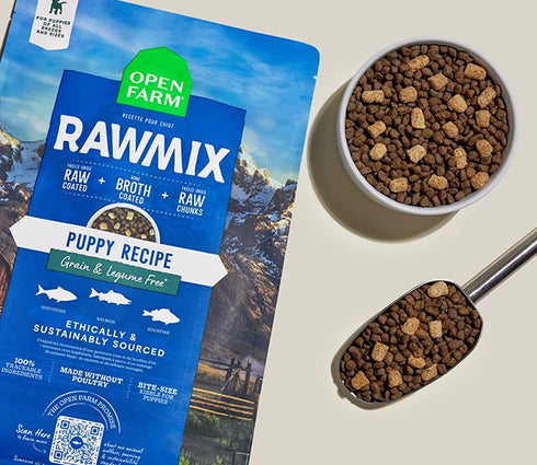 Open Farm RawMix Grain Free Puppy Dry Dog Food - Fish Blend - 3.5lb Bag