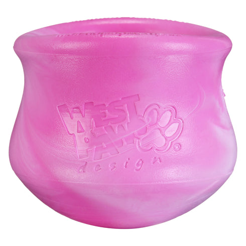 West Paw Toppl Dog Toy - Candy Swirl - Small