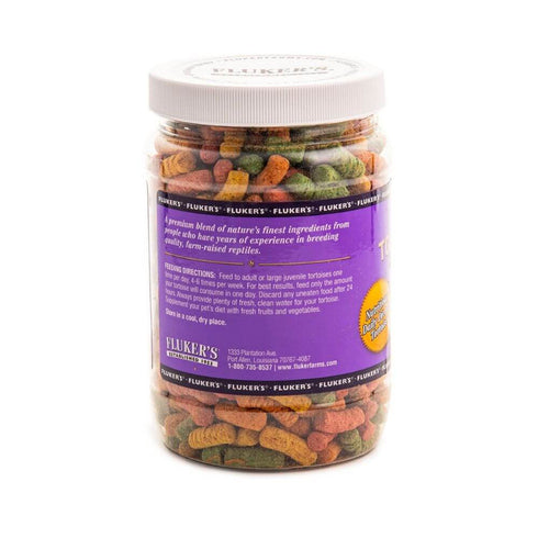 Fluker's Tortoise Diet Large Pellets - 10oz Jar