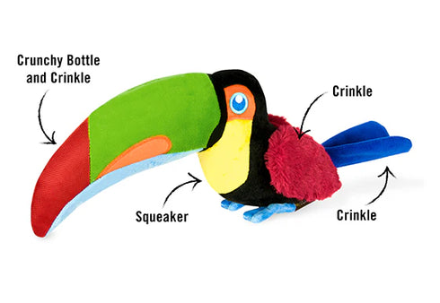 P.L.A.Y. Fetching Flock Tito The Toucan Dog Toy - Large